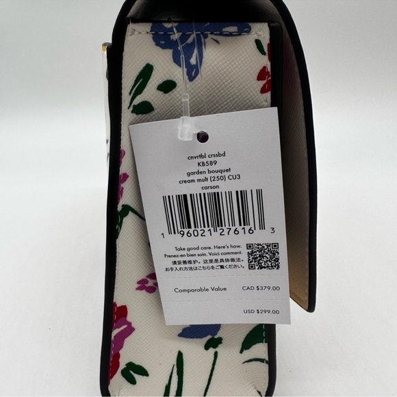 NWT Kate Spade Carson Garden Bouquet Convertible Crossbody Bag - Picture 11 of 11